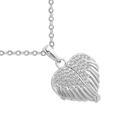  Collana Ciondolo Forma Cuore Girocollo Al Catena Della Clavicola - Immagine 1 di 4