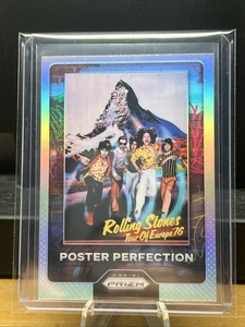 2025 Panini Prizm Rolling Stones Poster Perfection Silver Tour of Europe '76 #12 - Picture 1 of 3