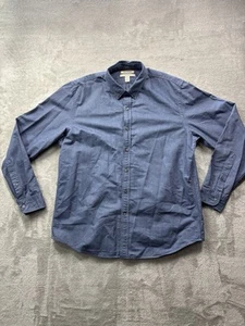 Goodthreads Men’s XL Chambray Button Down Shirt Blue Long Sleeve - Picture 1 of 7