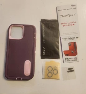 Handyschutzhülle - Weinrot/Rosa - Bild 1 von 3