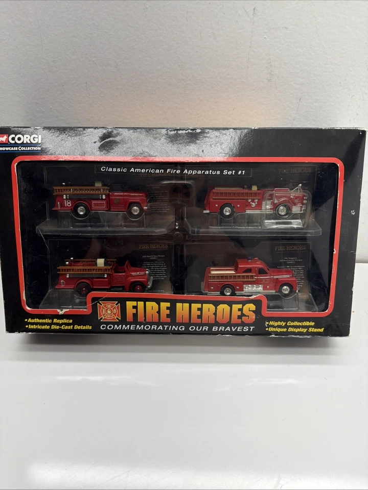 Corgi Classics CSFH06004 Fire Heroes Showcase Collection - Fire trucks Replicas - Image 1 of 4