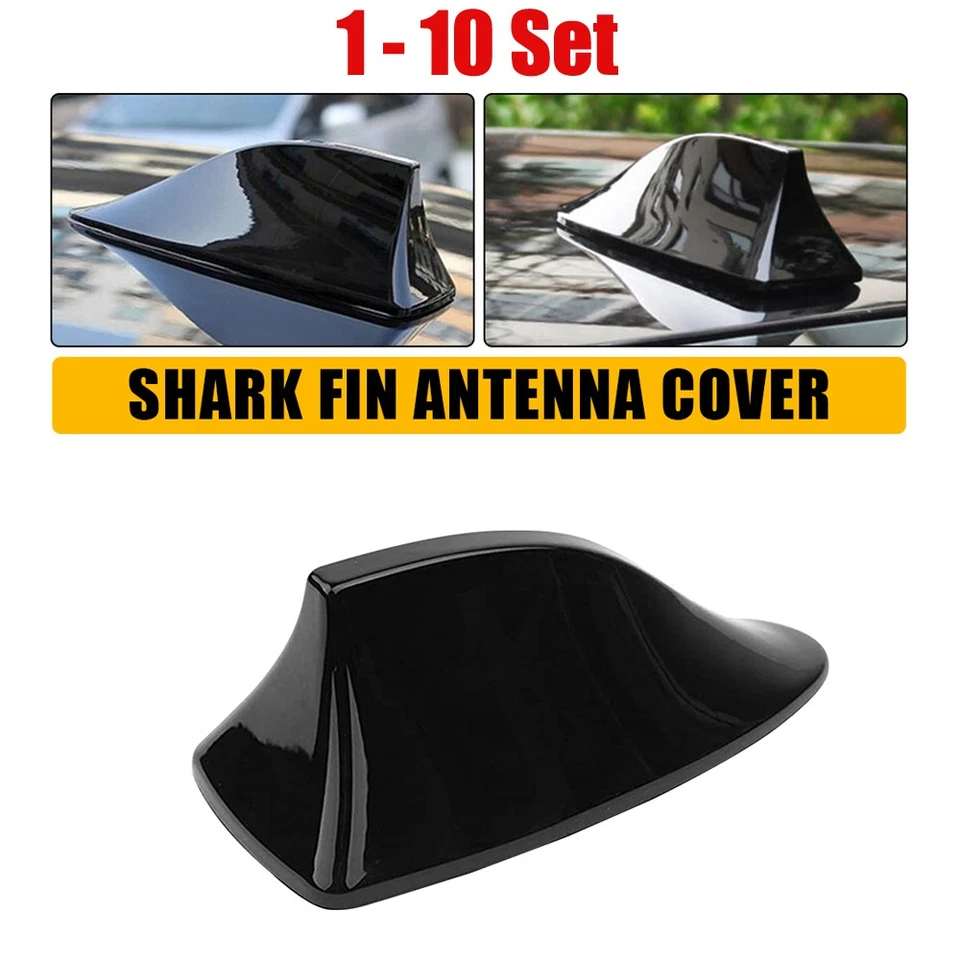 1-10X Black Antenna Aerial Ariel RMA305 Van Stereo Radio Rubber Mast Wing Roof - Imagem 1 de 4