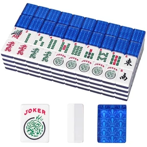 Set Amerikanische Mahjong Fliesen, 166 hochwertige Acrylfliesen mit Blaupausen (1,2... - Bild 1 von 7