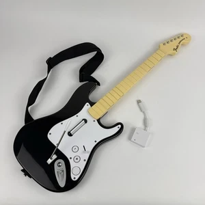 Rockband Harmonix Fender Stratocaster Wireless Guitar Nintendo Wii Dongle Strap - Picture 1 of 6