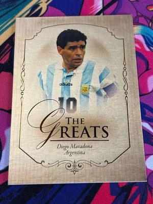 2015 FUTERA Maradona Greats Soccer Card 17/20 - Image 1 of 2