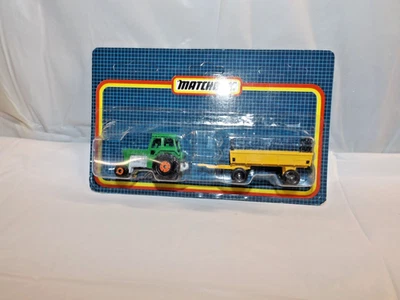 MATCHBOX S/F TWO PACK NO. TP-11-B TRACTOR AND HAY TRAILER MIP - Image 1 of 4