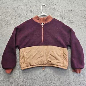 Fabletics Mallory Fleece Pullover Womens Size Medium Purple Pink Fleece - Picture 1 of 10