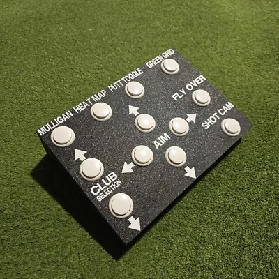 Almohadilla de control inalámbrica para simulador de golf hágalo usted mismo (negro) Foto 1 de 4