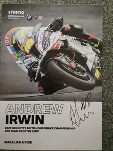 Andrew Irwin Signiertes Poster - Bild 1 von 2