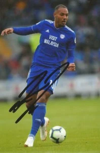 CARDIFF: KENNETH ZOHORE SIGNED 6x4 ACTION PHOTO+COA - Picture 1 of 1