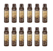 3716894 BREEZE DEODORANTE SPRAY 48H ARGAN - 12 confezioni da 150 ML