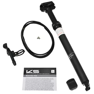 KS LEV Ci Carbon 27.2x410mm Remote Dropper Seatpost Travel 100mm - Picture 1 of 6