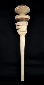 Traditional Molinillo Whisk By Wooden Stirrer and Frother For Mexican Hot Coco - Picture 1 of 3