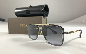 DITA Sunglasses Mach Six 62-12-130 DTS121-62-05 Black and Gold - Pre-Owned - Picture 1 of 11