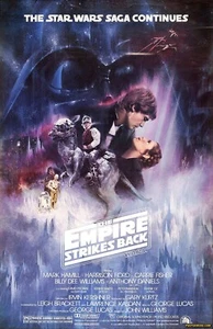 Star Wars empire_strikes_back Poster Canvas Movie Film Print A0 A1 A2 A3 A4 A5 A - Picture 1 of 11