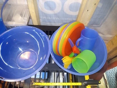 Vajilla de camping/picnic Foto 1 de 4