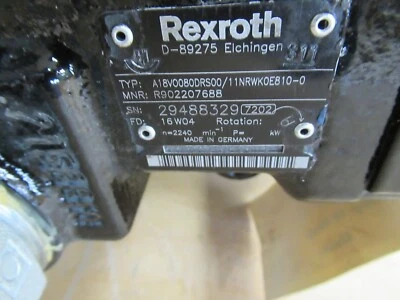 Bomba de pistón axial Bosch Rexroth R902207688, A18VO080DRS00/11NRWK0E810-0 Foto 1 de 4