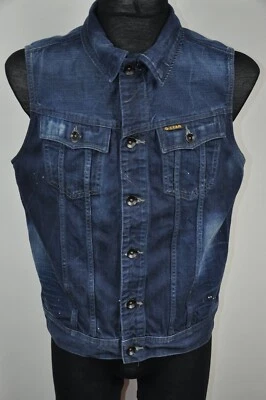 G-Star Slim Tailor S/Less Jkt Men's Denim size L - Image 1 of 4