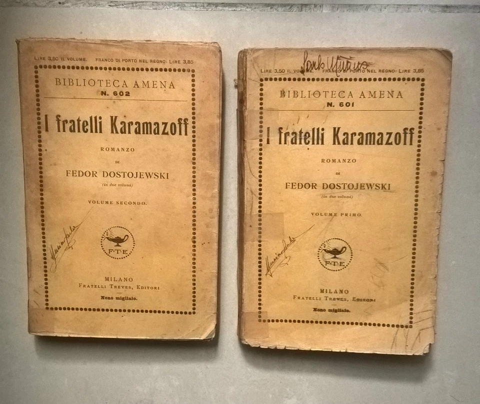 DOSTOJEWSKI I FRATELLI KARAMAZOFF - Bild 1 von 1