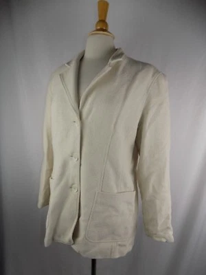 CHAQUETA BLAZER LORD & TAYLOR OFF WHITE MUJER TALLA 14 FORRADA DE SEDA Foto 1 de 4