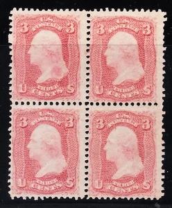 MOstamps - US #65 Mint OG H Block of 4 with PSE Cert - Lot # MO-5113 SCV $700 - Picture 1 of 2