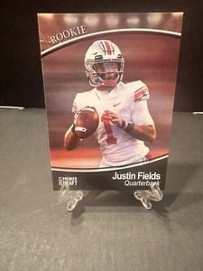 2021 SAGE Premier Draft Justin Fields #53 FOOTBALL Rookie Ohio State Buckeyes RC - Picture 1 of 7