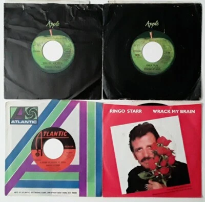Ringo Starr US 7" Vinyl 45s Wrack My Brain P/S Dose Rock N Roll Apple You're 16 - Imagem 1 de 4