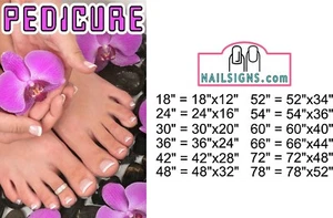 Pedicure 13 Photo-Realistic Paper Poster Salon ad Matte Non-Laminated Vertical - Picture 1 of 13
