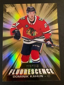 2018-19 Upper Deck Fluorescence Gold Rookie RC F-2 Dominik Kahun ed/150 - Bild 1 von 2