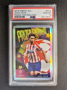 Joao Felix Topps Finest 2019 UCL Prized Footballers PSA 10 GEM MT - Imagen 1 de 2