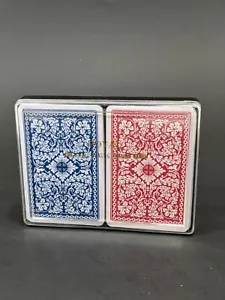 Mazo de cartas real - rojo y azul - Imagen 1 de 3
