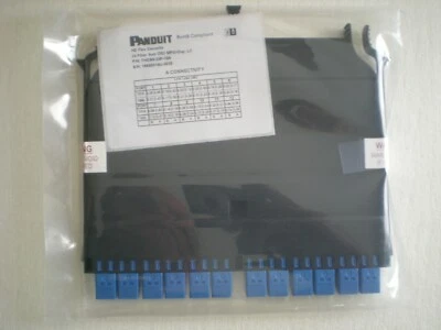 Panduit FHC9N-24F-10A HD Flex Cassette 12 PORT DUPLEX LC - (1) 24F MPO OS2 FIBER - Image 1 of 4