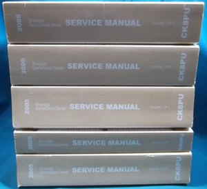 2005 GMC CHEVY SILVERADO SIERRA DENALI SERVICE SHOP REPAIR WORKSHOP MANUAL SET - Bild 1 von 14