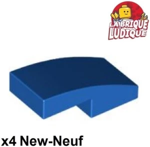 Lego 4x Slope curved pente courbe 1x2 bleu/blue 11477 NEUF - Picture 1 of 1