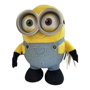 Minions Despicable Me Illumination Plush Bob Rise Of Gru Yellow Blue Goggles - Picture 1 of 8