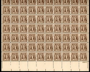 United States 1940 Ethelbert Nevin Scott# 883 Complete Sheet Mint XF OG NH Gem - Picture 1 of 2