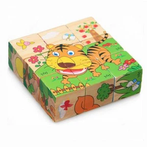 Forest Animals Cartoon Building Blocks Children Craft Toys Kindergarten Stereo - Picture 1 of 17