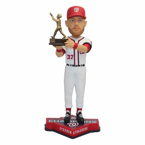 Stephen Strasburg Washington Nationals 2019 World Series Champions Bobblehead Cover