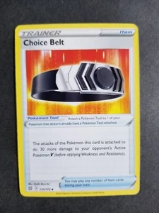 Pokemon TRAINER CHOICE BELT card - Picture 1 of 2