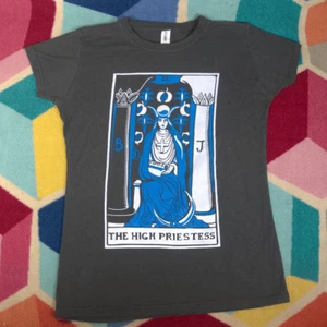 Camiseta tarot de la alta sacerdotisa para mujer talla grande - Imagen 1 de 2