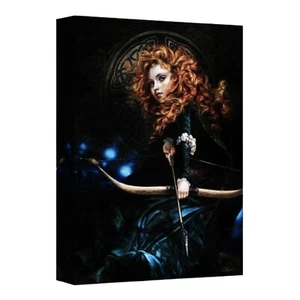 Tela Tesori Arte Parete Disney Heather Edwards Figlia di Suo Padre 16Hx12W - Foto 1 di 1