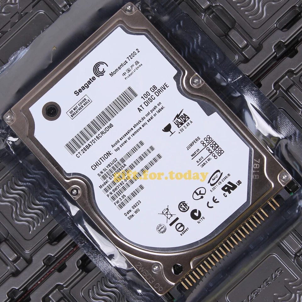 For Seagate (ST9100825A) 100 GB 4200 RPM IDE PATA 2.5" Internal Hard Drive HDD - Image 1 of 1