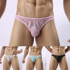 Nuevo Hombres Ropa Interior Calzoncillos Sexy Sissy Transpirable Bragas Cintura Baja M-2XL - Imagen 1 de 16