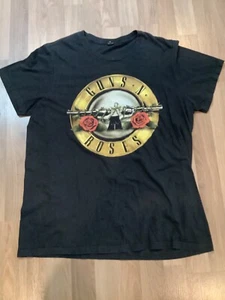 Vintage Guns N Roses Black Tee concert  T-Shirt Bay Island Size L Large - Picture 1 of 3