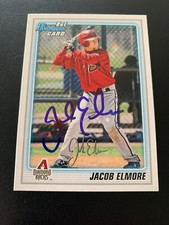 Jacob Elmore Signed 2010 Bowman #BP82 Card Arizona Diamondbacks Autograph COA