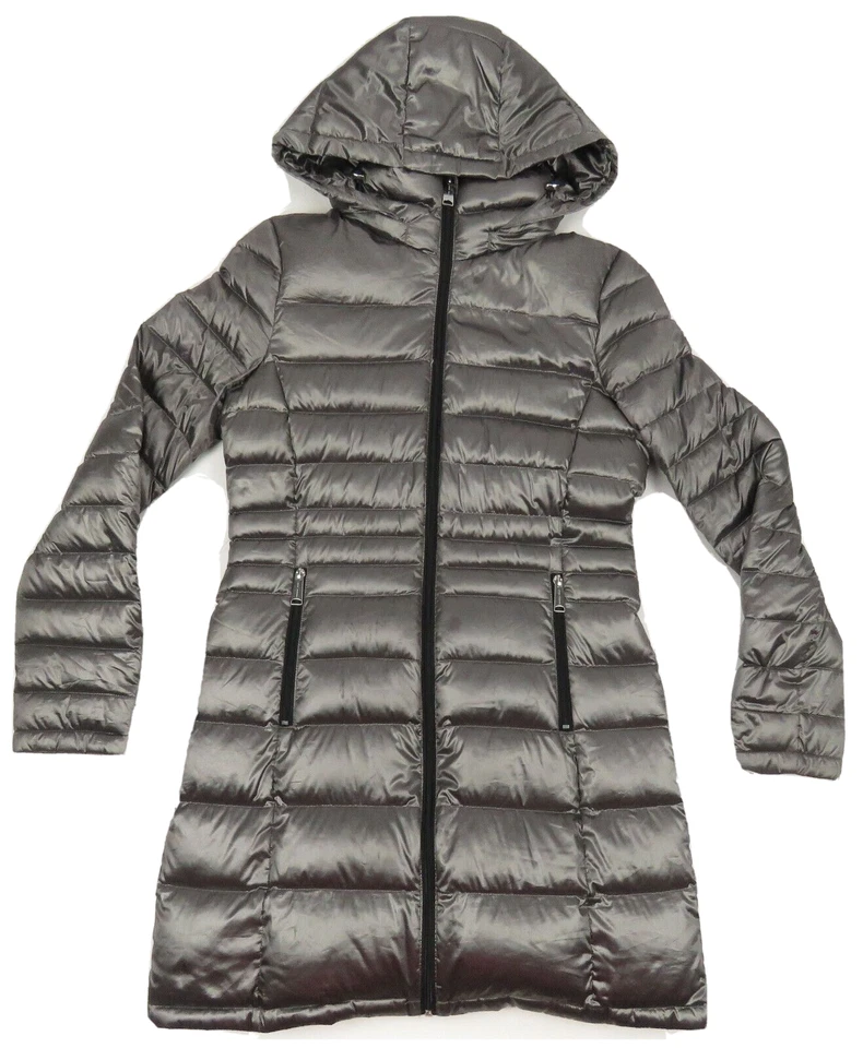 Andrew Marc Quilted Packable Premium Down Hooded Full Zip Puffer Jacket XS - Image 1 of 4