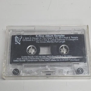 K-Rino "K-Rino" Album Sampler CASSETTE TAPE RARE HOUSTON TEXAS RAP 1998 Hear! - Picture 1 of 3