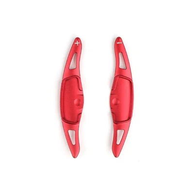 2X Red Aluminum Alloy Steering Wheel Shift Paddle Shifter Extension For Kia K4 - Image 1 of 4