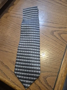 Valerio Garati Herren Krawatte aus reiner Seide Handarbeit gestreift Krawatten - Bild 1 von 2