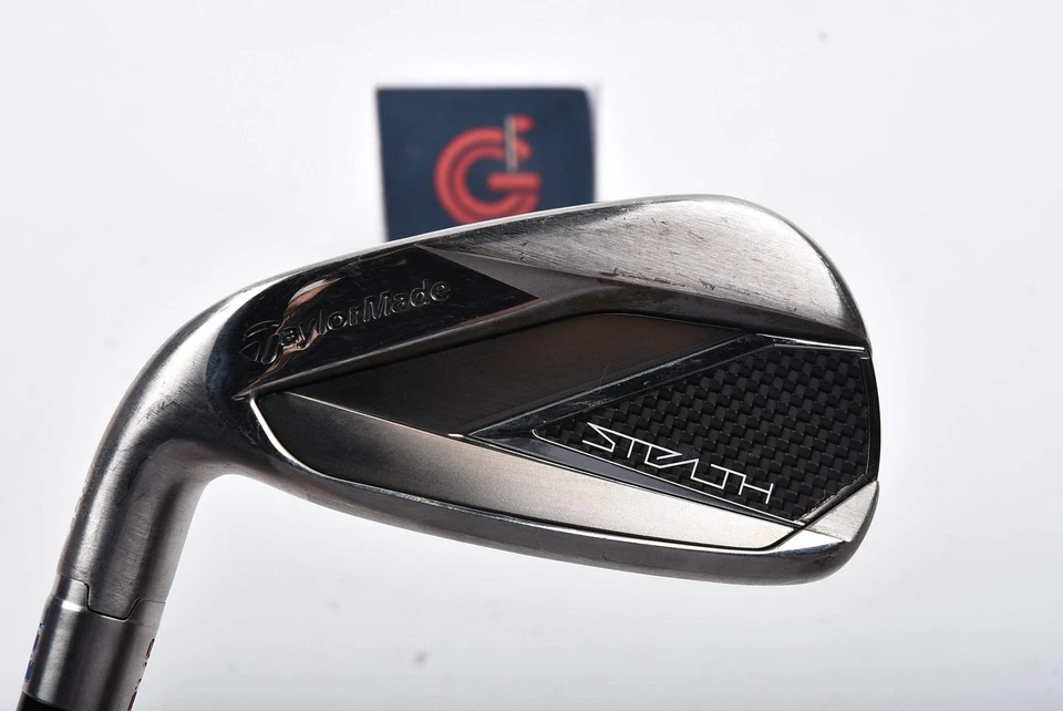 Left Hand Taylormade Stealth #7 Iron / Regular Flex Helium 60i / 2°FLT / Demo - Image 1 of 4
